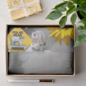 Sonnenblumenpapier für den Polarbär Seidenpapier (Geschenk)