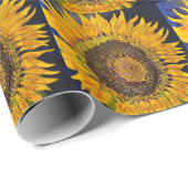 Sonnenblumenpapier Geschenkpapier (Rolleneckpunkt)