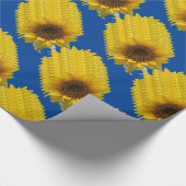Sonnenblumenpapier Geschenkpapier (Ecke)