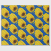 Sonnenblumenpapier Geschenkpapier (Flach)