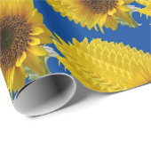 Sonnenblumenpapier Geschenkpapier (Rolleneckpunkt)