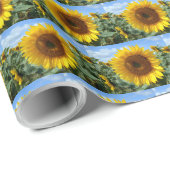 Sonnenblumenpapier Geschenkpapier (Rolleneckpunkt)