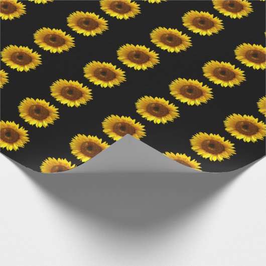 Sonnenblumenpapier Geschenkpapier (Ecke)