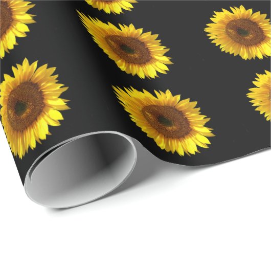Sonnenblumenpapier Geschenkpapier (Rolleneckpunkt)