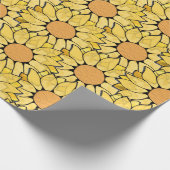 Sonnenblumenpapier Geschenkpapier (Ecke)