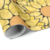 Sonnenblumenpapier Geschenkpapier (Rolleneckpunkt)