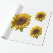 Sonnenblumenpapier Geschenkpapier (Ungerollt)