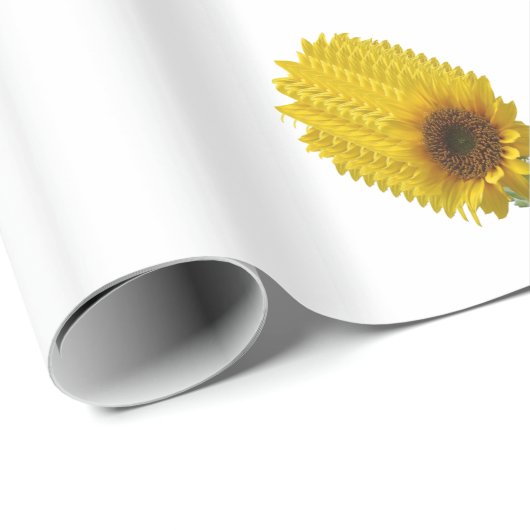 Sonnenblumenpapier Geschenkpapier (Rolleneckpunkt)