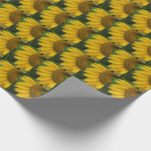 Sonnenblumenpapier Geschenkpapier (Ecke)