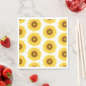 Sonnenblumenpapier Napkins Serviette (Beispiel)