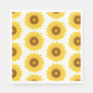 Sonnenblumenpapier Napkins Serviette