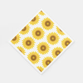 Sonnenblumenpapier Napkins Serviette (Ecke)