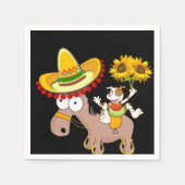 Sonnenblumenpapier Napkins Serviette (Vorderseite)