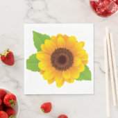 Sonnenblumenpapier Napkins Serviette (Beispiel)