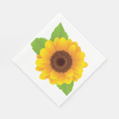 Sonnenblumenpapier Napkins Serviette (Ecke)