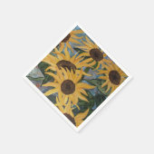 Sonnenblumenpapier Napkins Serviette (Ecke)