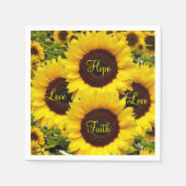 Sonnenblumenpapier Napkins Serviette (Vorderseite)