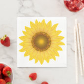 Sonnenblumenpapier Napkins Serviette (Beispiel)