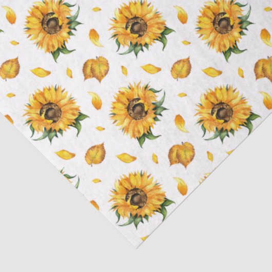 Sonnenblumenpapier Seidenpapier