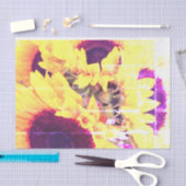 Sonnenblumenpapier Seidenpapier (Handwerk)