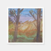 Sonnenblumenpapier Serviette (Vorderseite)