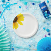 Sonnenblumenpapier-Teller Pappteller (Party)