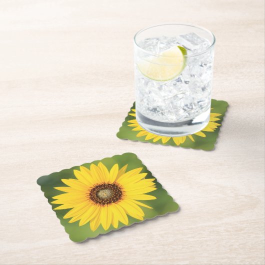 Sonnenblumenpapier-Untersetzer Untersetzer (Vor Ort)