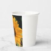 Sonnenblumenpapierkups Pappbecher (Links)