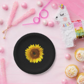 Sonnenblumenpapierplatte Pappteller (Party)