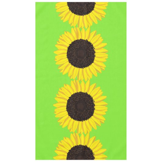 Sonnenblumenpartei Tischdecke (Vorderseite)
