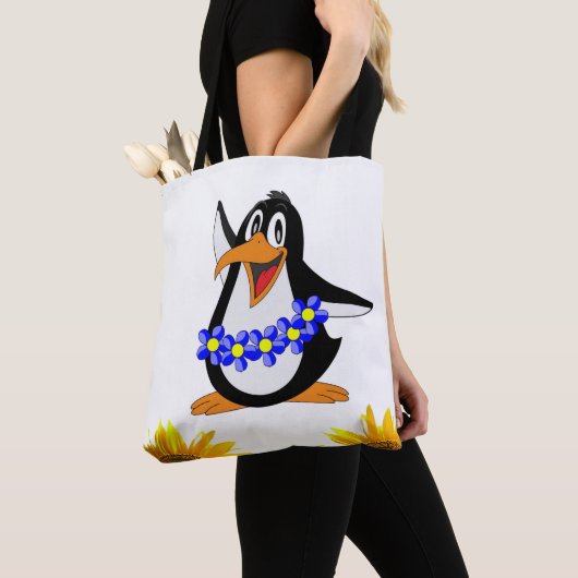 Sonnenblumenpinguin Tote-Tasche Tasche (Von Nahem)