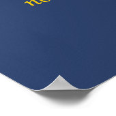 Sonnenblumenplakat drucken poster (Ecke)