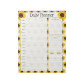 Sonnenblumenplaner Notizblock (Rotiert)