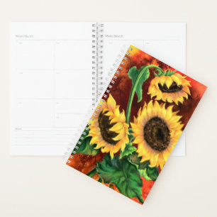 Sonnenblumenplaner Planer