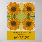 Sonnenblumenposter Poster (Vorne)