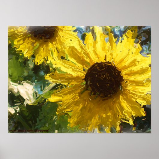 Sonnenblumenposter Poster (Vorne)