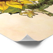 Sonnenblumenposter Poster (Ecke)