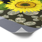 Sonnenblumenposter Poster (Ecke)