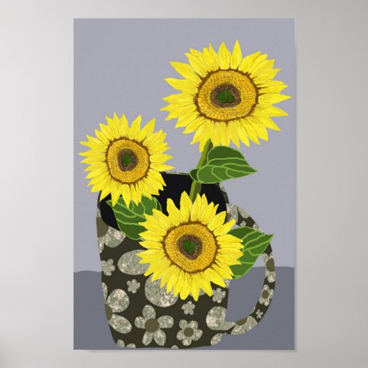 Sonnenblumenposter Poster (Vorne)