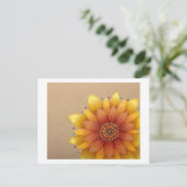 Sonnenblumenpostkarte Postkarte (Stehend Vorderseite)