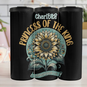 Sonnenblumenprinzessin der King Graphic Thermosbecher