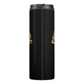 Sonnenblumenprinzessin der King Graphic Thermosbecher (Rückseite)