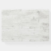 Sonnenblumenpumpen Rustikale Chalkboard-Farm Hochz Gästebuch (Rückseite)