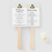 Sonnenblumenpumpenprogramm Rustikale Hochzeit im H Fächer (Vorne und Hinten)