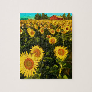 Sonnenblumenpuzzle von Francoise Puzzle