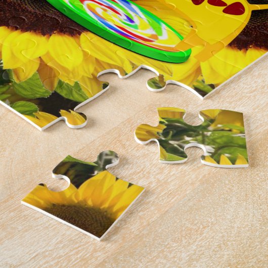 Sonnenblumenpuzzles Giraffe Puzzle (Seite)