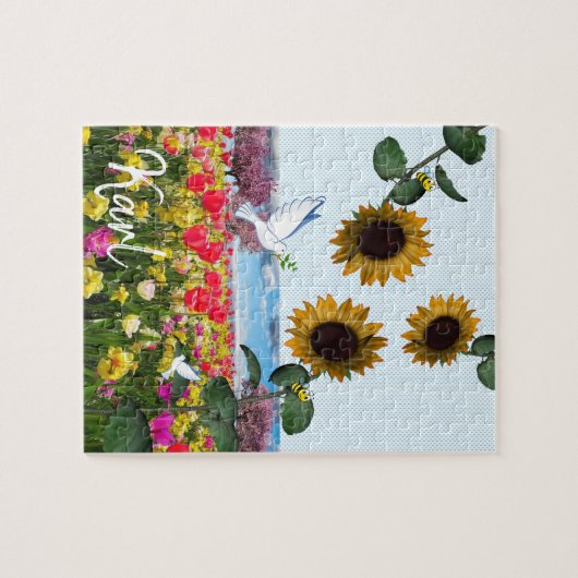 Sonnenblumenpuzzles Puzzle (Horizontal)