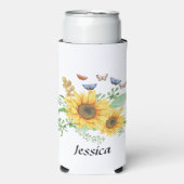 Sonnenblumenquelle Selters Dosenkühler (Seltzer Vorderseite)