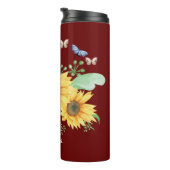 Sonnenblumenquelle Thermosbecher (Nach rechts gedreht)