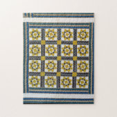 Sonnenblumenquilt Puzzle (Vertikal)